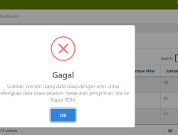 8 Solusi Gagal Kirim Nilai Rapor RDM 3.1 Ke Server Pusat, Wajib Tahu Ini!
