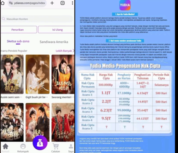Review Aplikasi YUDIA Penghasil Uang, Ini Cara Kerja, dan Risiko yang Perlu Diketahui