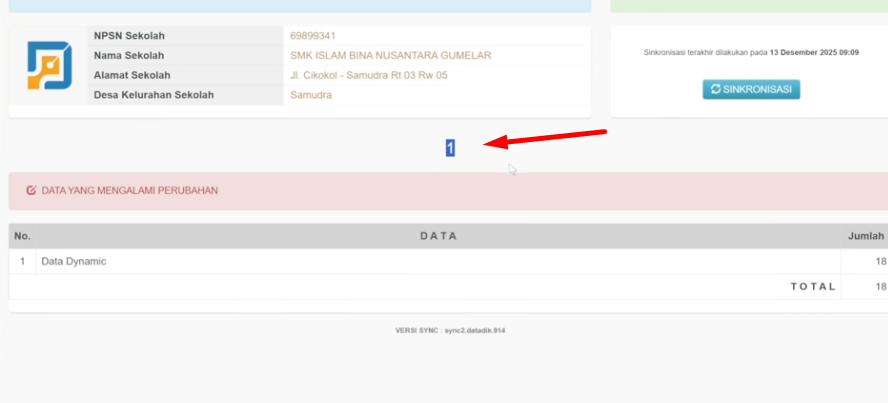 Angka 1 Muncul di Dapodik Saat Sinkron? Jangan Panik, Ini Penjelasan Lengkap dan Cara Menyikapinya