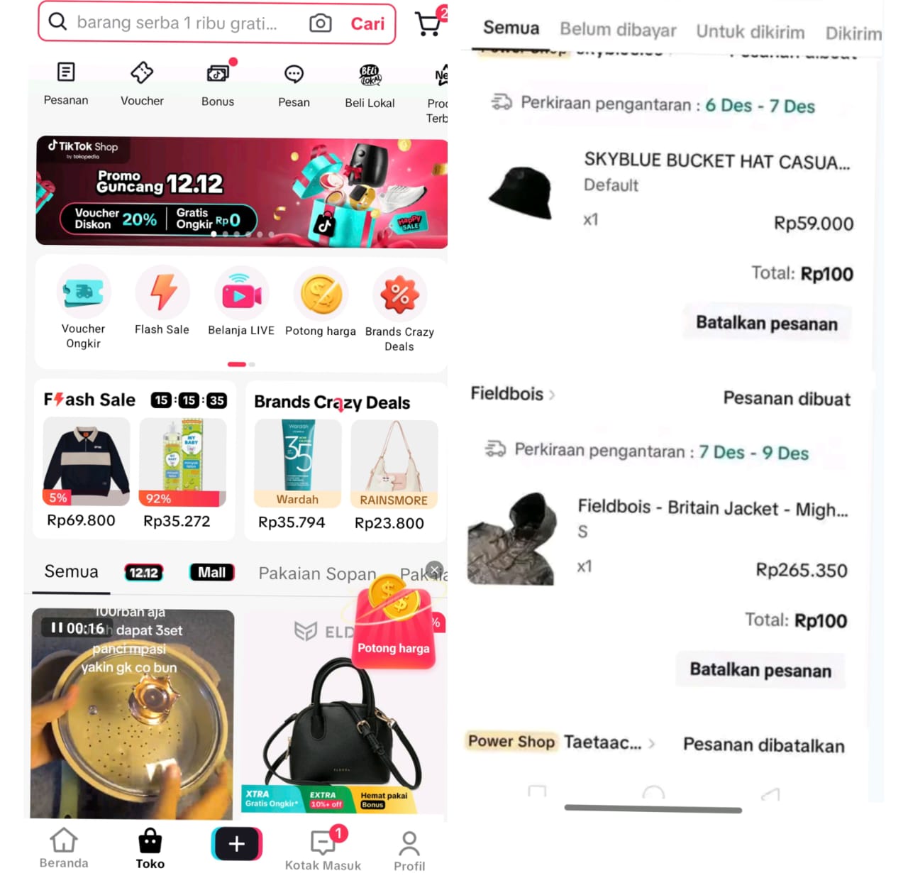 Cara Belanja di TikTok Shop Terbaru, Beli Hanya Rp100 Perak Bebas Pilih