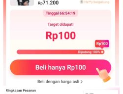 Cara Dapat Harga 100 Perak di TikTok Terbaru, 100% Berhasil Checkout