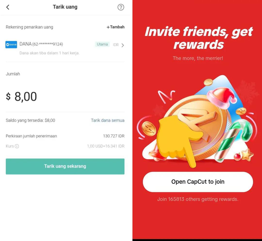 Cara Nuyul Event CapCut Undang Teman Tanpa Invite Orang Lain Apa Bisa?