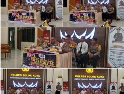Kapolres Solok Kota Paparkan Capaian Kinerja Sepanjang Tahun 2025, Tercatat Kasus Narkoba Misteri Paling Menonjol