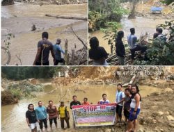 Polres Solok Arosuka Gencarkan Penertiban Aktivitas Tambang Emas Ilegal di Nagari Aie Luo Payung Sekaki
