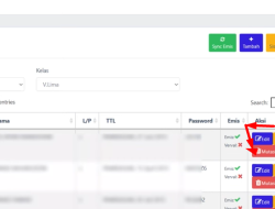 Cara Mengatasi Verval Siswa Silang Merah di RDM Versi Hosting Untuk Pemula!