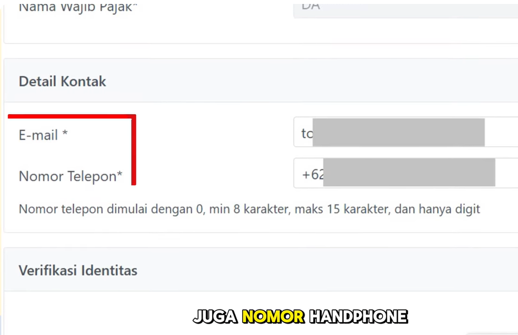 Solusi No HP dan Email Salah Saat Aktivasi CoreTax? Ini Cara Mengatasinya