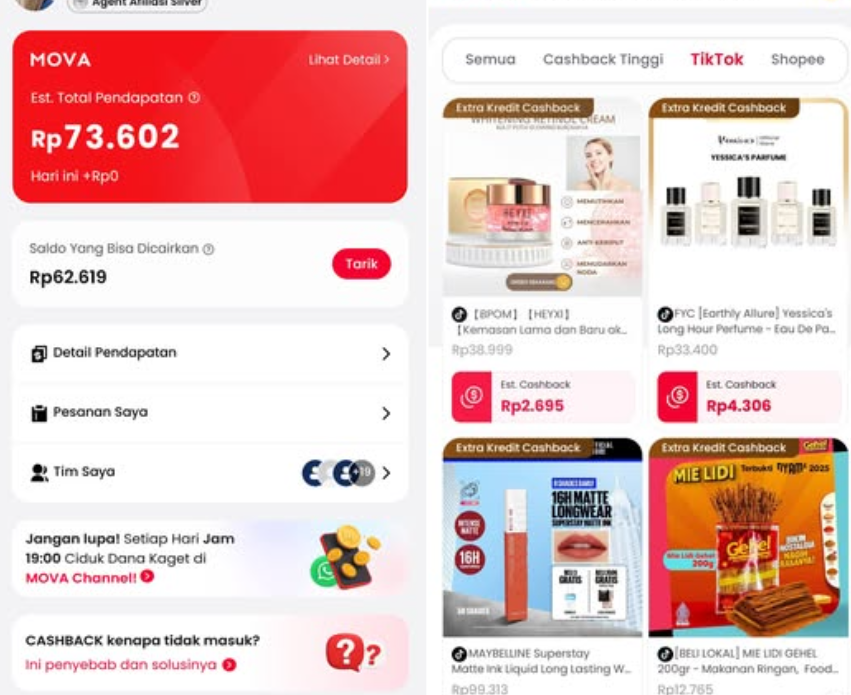 Aplikasi Mova Cashback Apakah Aman Digunakan? Hati-hati Sebelum Tahu ini!