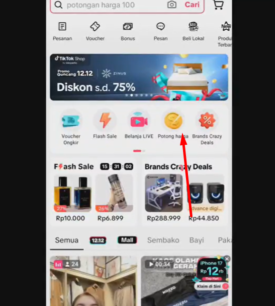 Cara Memunculkan Event TikTok Potong Harga 100 Perak 2026 Babak 2 Resmi Rilis!