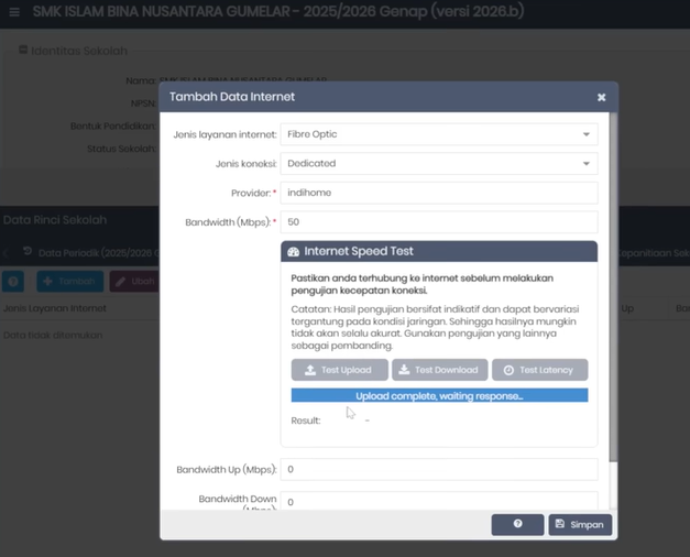 Tutorial Lengkap Mengisi Listrik dan Internet di Dapodik 2026 B, Operator Wajib Paham