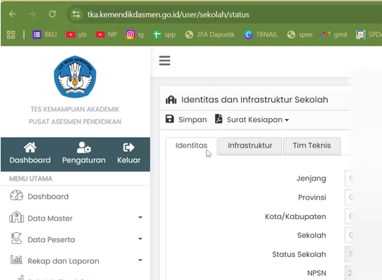 Ini Yang Dikerjakan OPS Pertama Kali Di Web TKA, Catat! 5 Tahapan Wajib Operator Sekolah