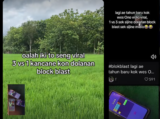 Link Video Bocil Block Blast Viral Full 1 Vs 3 Durasi 1.02 Menit Mulai Terbongkar!