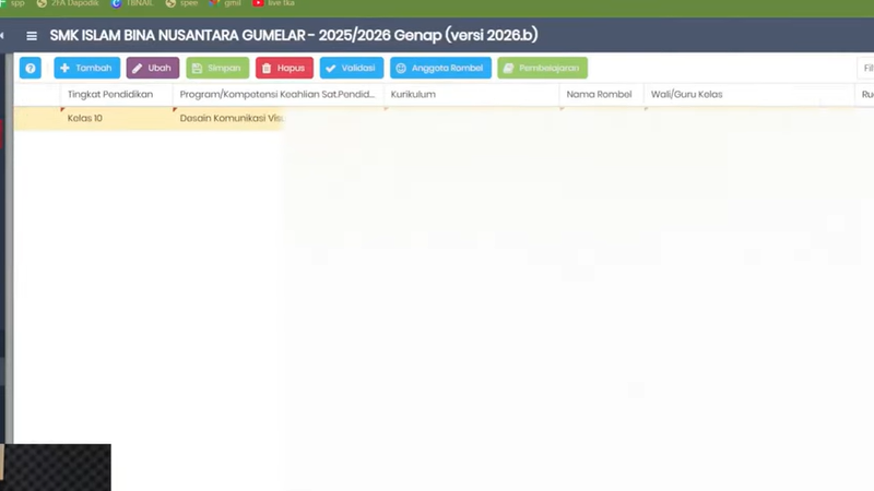 Cara Membuat Rombel Di Dapodik 2026 B Tanpa Menu Aksi, Ini Solusinya!