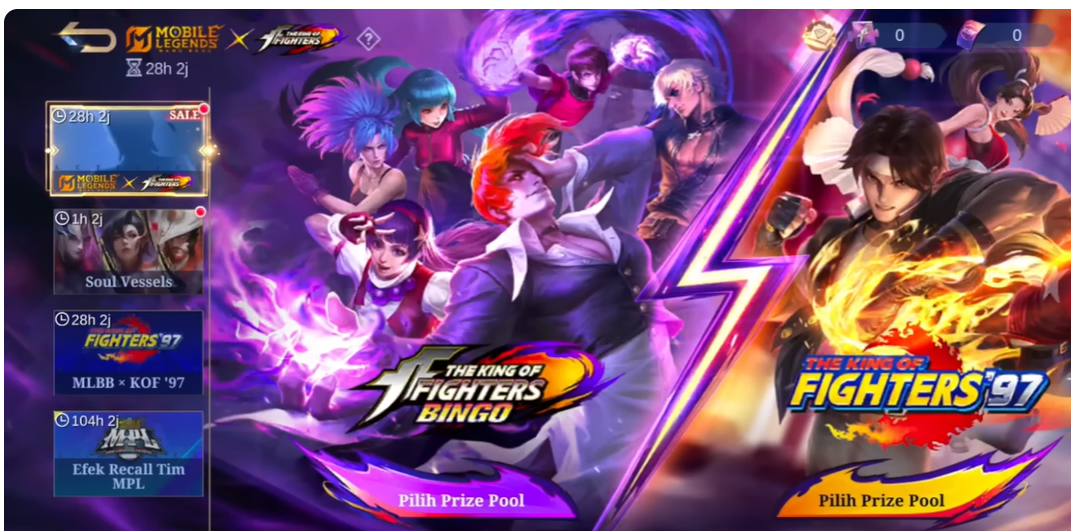 Cara ikut Event M7 dan KOF Bingo agar Dapat 35 Tiket dan Naik 7 Level Sekaligus