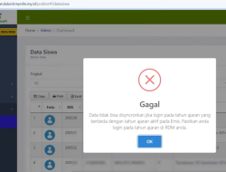 Solusi RDM Hosting Tidak Bisa Sinkron EMIS dan Verval PD pada Data Siswa