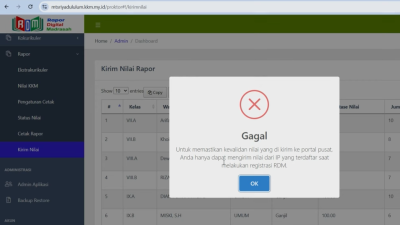 Cara Kirim Nilai RDM dari Hosting Server Luar Negeri ke Server Pusat