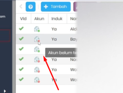 Solusi Akun Silang Merah (Belum Terverifikasi) di Dapodik Terbaru 2026