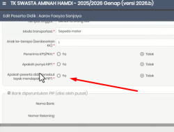 Cara Mengajukan PIP di Dapodik 2026.B Menjelang Cut Off 31 Januari 2026