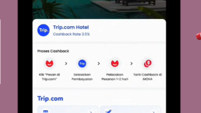 Cara Mendapatkan Cashback dari Trip.com Menggunakan Aplikasi MOVA