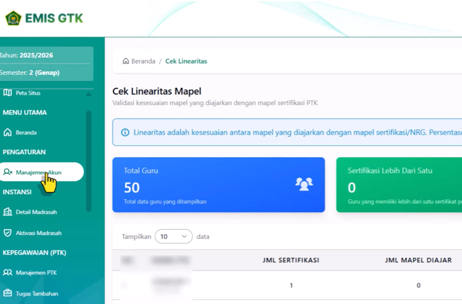 Cara Mengisi dan Mengelola EMIS GTK IMP/Simpatika 2026 dari Tahap Awal hingga Selesai Input Jadwal