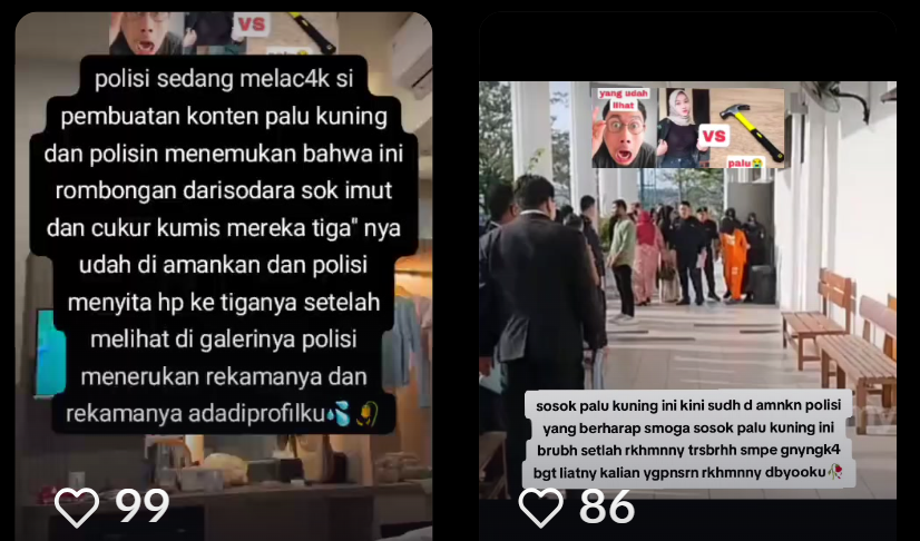 Konten Palu Kuning Viral, Link Video Asli dan Kasus Mulai Ditelusuri Polisi?