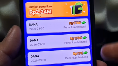 Bukti Tarik Uang Hijau di Game Cool Lady Rp170K Benar Cair atau Penipuan?