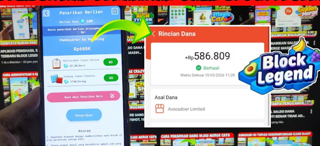 Cara Nuyul Block Legend Agar Dapat Banyak Koin Berlian