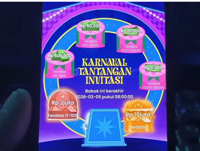 Trik Nuyul Event Melolo Karnaval Invitasi 2026, Ini Cara Undang Teman Pakai 1 HP