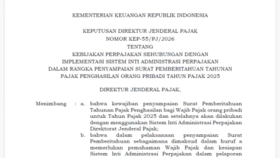 Aturan Baru Pajak 2026! Telat Lapor SPT Orang Pribadi Kini Diberi Toleransi Tanpa Denda