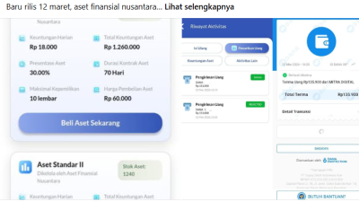 Review Aplikasi Aset Finansial Nusantara, Cara Kerja, Cara Penarikan Saldo, dan Status Legalitasnya