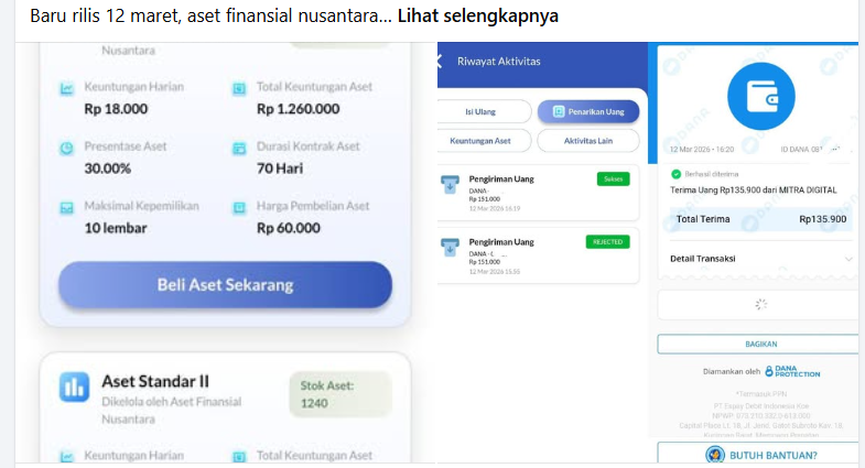 Review Aplikasi Aset Finansial Nusantara, Cara Kerja, Cara Penarikan Saldo, dan Status Legalitasnya