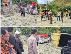 Akibat Curah Hujan Tinggi Kawasan Dekat Pondok Sate Lolo Air Dingin Longsor