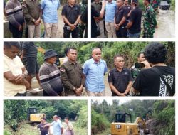 Demi Kampung Halamanya Ketua Pemuda Supayang H. Rusli, Kelontorkan Dana Pribadi Perbaiki Jalan Rusak Dari Simpang Tabek Menuju Supayang